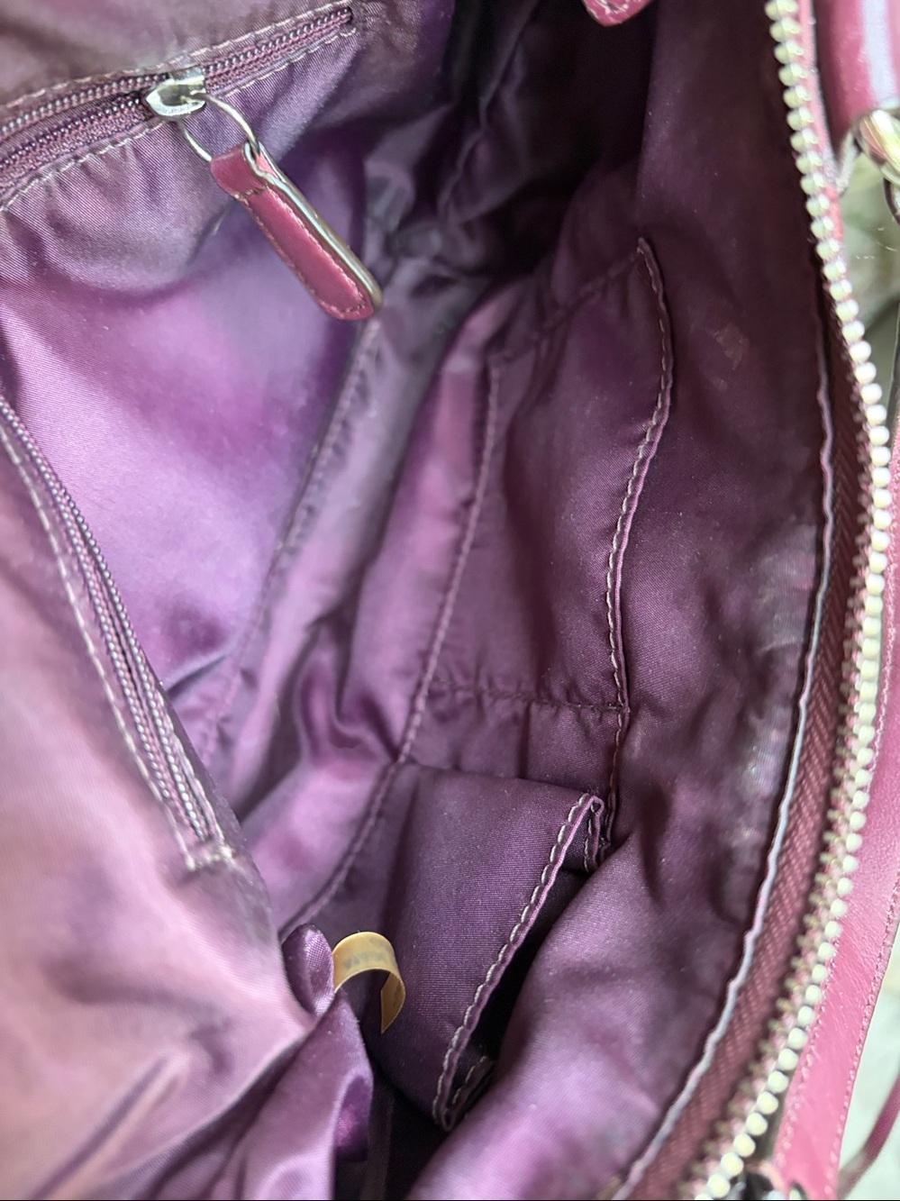 Coach burgandy bag - Picture 6 of 7